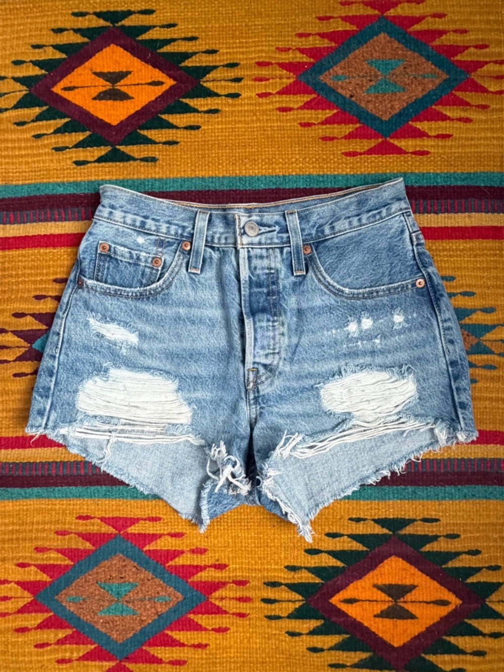Levi's 501 High Rise Jean Shorts